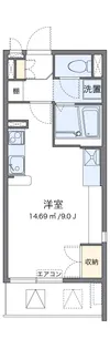 ミランダばうレジデンス湘南【2階】の間取り