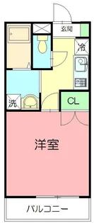 アンプルール フェール ブゥルジョン【1階】の間取り