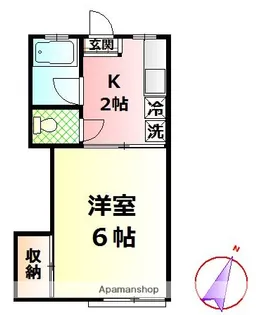 クレシア【2階】の間取り