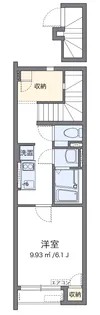 クレイノベルテラス【205号室】の間取り