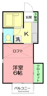 ハイツK【2階】の間取り