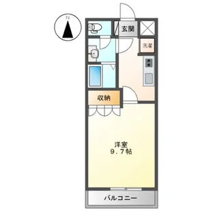 ヴィアーレ・ミーテ【2階】の間取り