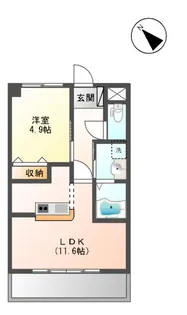 ルシェリア【2階】の間取り