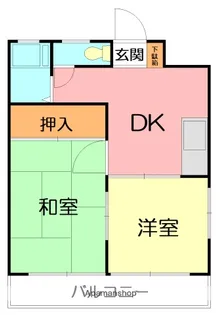 第2さわらびハイツ【202号室】の間取り