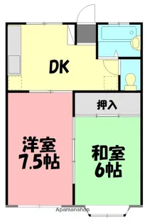 第一さつきハイム【1階】の間取り