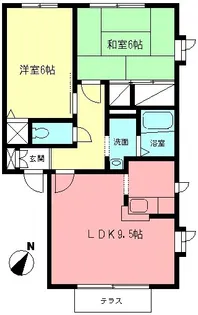 リヴェールB【1階】の間取り