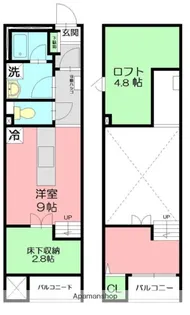 ARUKA009【1階】の間取り