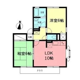 湘南台ビレッジA【101号室】の間取り