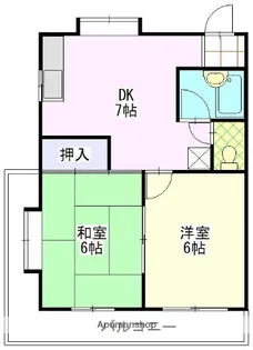 コスモAOI湘南Ⅰ【2階】の間取り