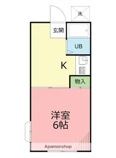富士見台ハイツ【2階】の間取り