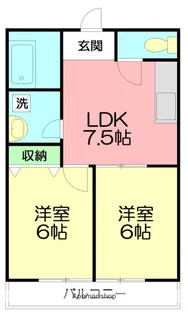 ブライティア二宮【3階】の間取り