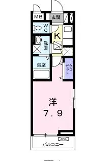 ベル・ルミエール【1階】の間取り