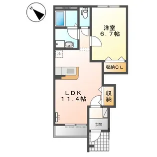 ソフィア【1階】の間取り