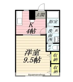 ピュアコート・すみれ【1階】の間取り