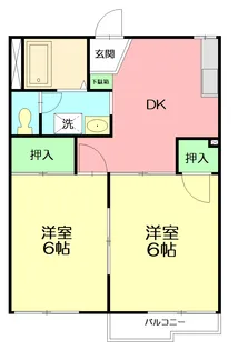 ヴィラ池の端【202号室号室】の間取り