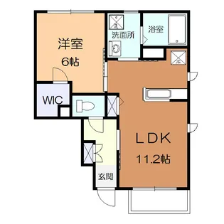 サンライズ【1階】の間取り