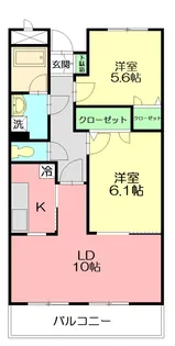 シグナス湘南【2階】の間取り