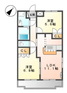 ジュエルガーデン【1階】の間取り