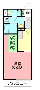 ミランダYIⅡ【3階】の間取り