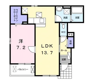 アイリスA【1階】の間取り