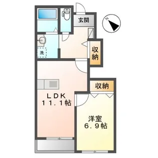 セレーノコトー【1階】の間取り