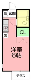 エコルガーデンプレイスB【1階】の間取り