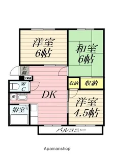 サープラス伊勢原PⅢ【1階】の間取り