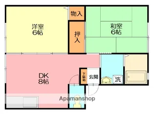 DEAR COURT ADACHI【1階】の間取り