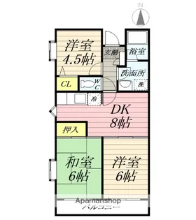 クレール渋谷壱番館【5階】の間取り