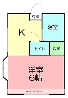 メゾンドベルフィーユ【1階】の間取り