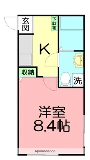 Fスタイリオ小田原【2階】の間取り