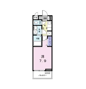 サウスⅡ【1階】の間取り