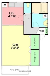 シャルム松風【2階】の間取り