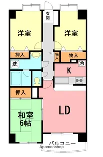 グレイス石塚【3階】の間取り