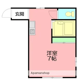 コマハイム【1階】の間取り