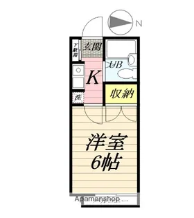 ハイネス桜ヶ丘【2階】の間取り