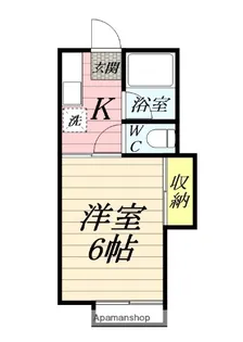 第2コーポ萩山【1階】の間取り