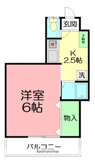 カサブランカ秦野【3階】の間取り