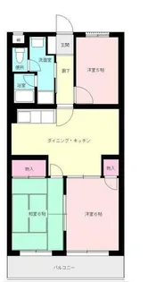 チェリーハイムⅡ【5階】の間取り