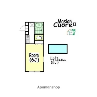 メゾンクォーレⅡ【1階】の間取り