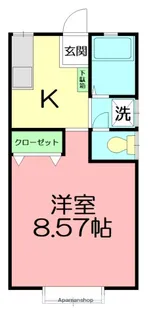 カーサフェリーチェ【1階】の間取り