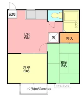 サンライズ湘南【1階】の間取り