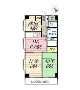ベルエア平塚南原【2階】の間取り