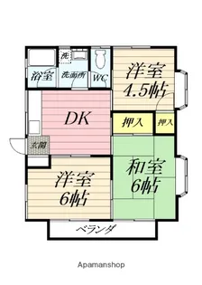 第2永幸荘【2階】の間取り