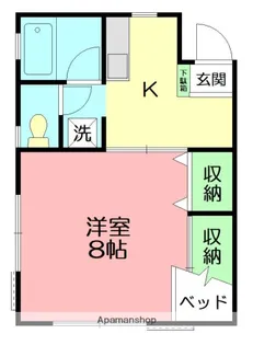 ユニバースヒルTK【1階】の間取り