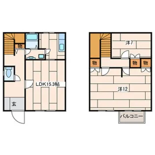 シーサイド大磯【1階】の間取り