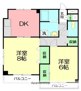 リヴェール【1階】の間取り