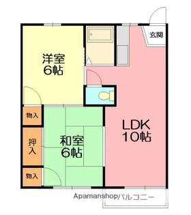 大澤ハイツ【1階】の間取り