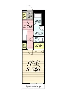 エスポワール桜台【1階】の間取り