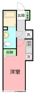 フローラ湘南茅ヶ崎【2階】の間取り